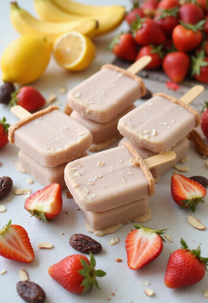 10 Date Dessert Recipes for Natural Sweetness - 7. Date and Almond Milk Popsicles