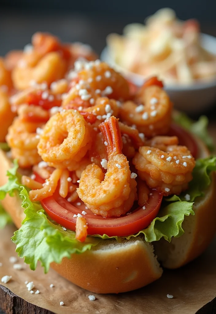10 Dinner Sandwich Recipes for Fast Weeknight Meals - 3. Spicy Shrimp Po' Boy