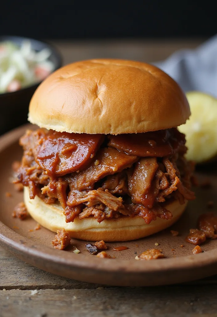 10 Dinner Sandwich Recipes for Fast Weeknight Meals - 5. BBQ Pulled Pork Sandwich