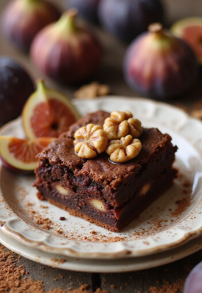 10 Fig Dessert Recipes for Cozy Seasonal Baking - 3. Fig and Walnut Brownies