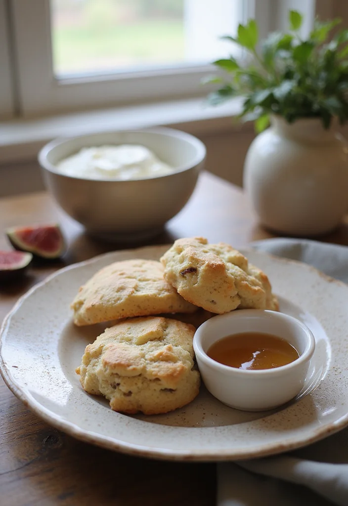 10 Fig Dessert Recipes for Cozy Seasonal Baking - 7. Fig and Honey Scones