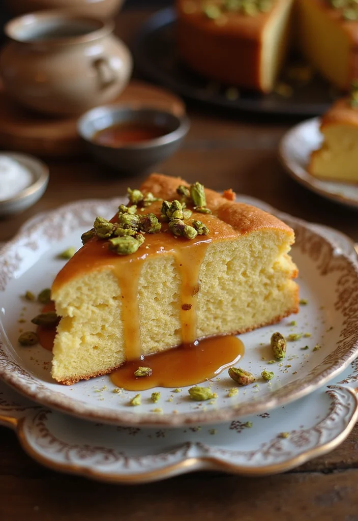 10 Greek Dessert Recipes with Classic Sweet Flavors - 5. Revani - Sweet Semolina Cake