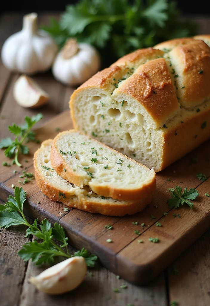 10 Healthy Bread Recipes with Better Ingredients - 10. Herb and Garlic Bread