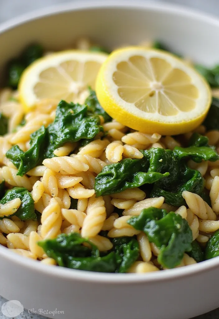10 Healthy Orzo Recipes for Light Comfort - 1. Lemon-Garlic Orzo with Spinach