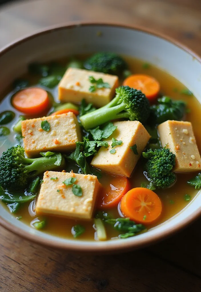 10 Healthy Tofu Recipes for Easy Plant-Based Protein - 3. Tofu and Vegetable Soup