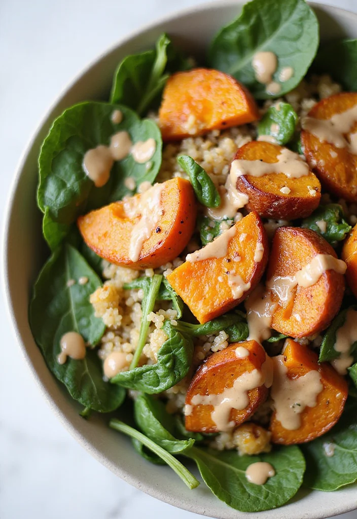 10 Healthy Yam Recipes for Simple Comfort Sides - 10. Yam and Spinach Quinoa Bowl