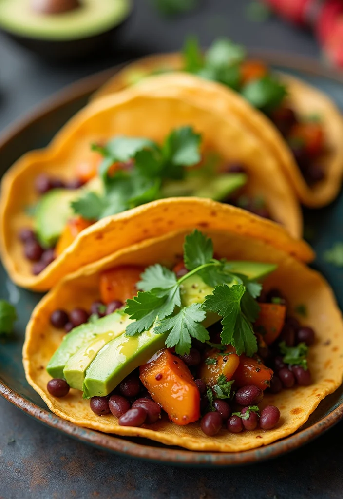 10 Healthy Yam Recipes for Simple Comfort Sides - 5. Yam and Black Bean Tacos