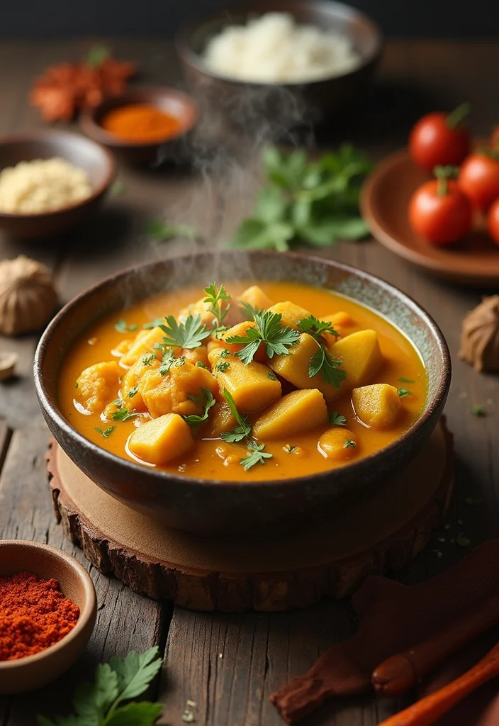10 Healthy Yam Recipes for Simple Comfort Sides - 8. Yam and Vegetable Curry