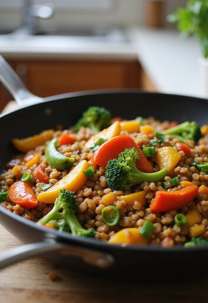 10 High Fiber Dinner Recipes for Balanced Eating - 1. Lentil and Vegetable Stir-Fry