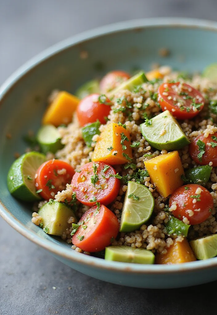10 High Fiber Dinner Recipes for Balanced Eating - 8. Vegetable and Quinoa Salad