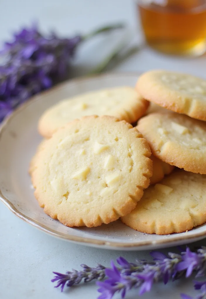 10 Honey Dessert Recipes with Warm Simple Flavors - 1. Honey Lavender Shortbread Cookies