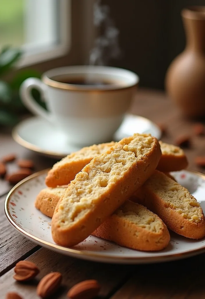10 Honey Dessert Recipes with Warm Simple Flavors - 10. Honey Almond Biscotti