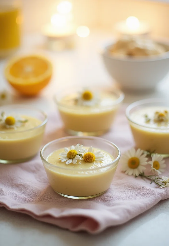 10 Honey Dessert Recipes with Warm Simple Flavors - 3. Honey Chamomile Pudding