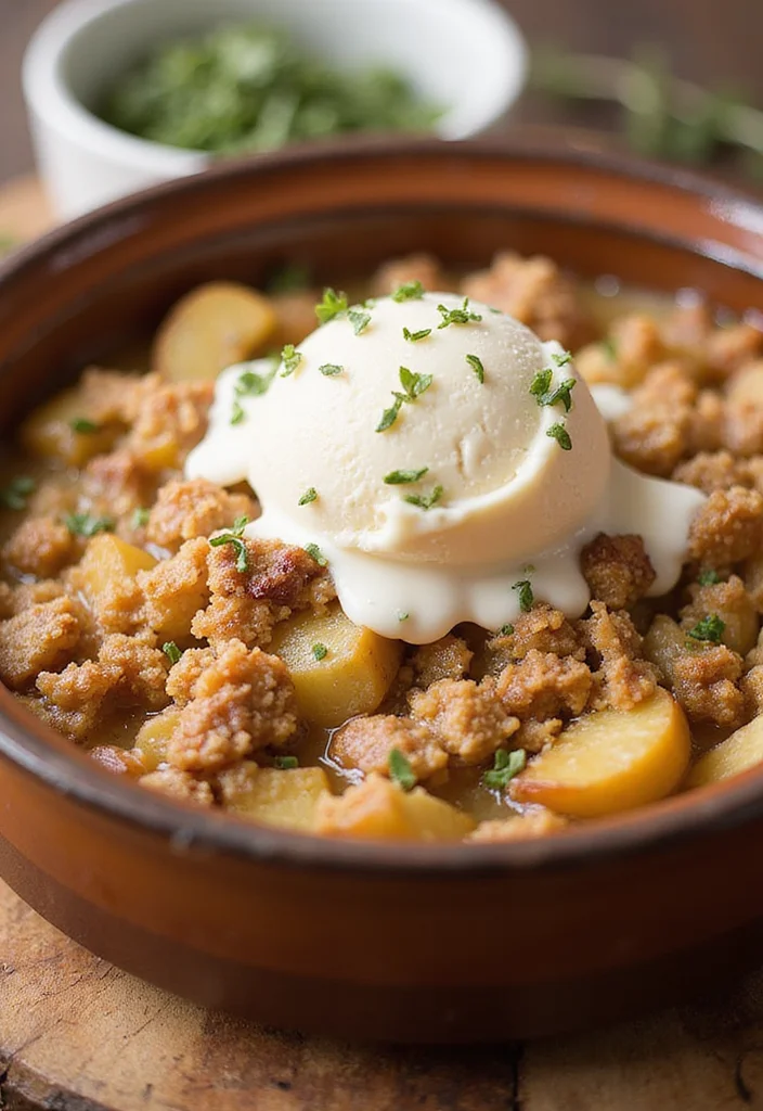 10 Honey Dessert Recipes with Warm Simple Flavors - 5. Honey Thyme Apple Crisp