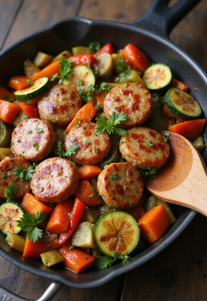 10 Italian Sausage Keto Recipes for Easy Weeknight Meals - 2. Zesty Italian Sausage Skillet