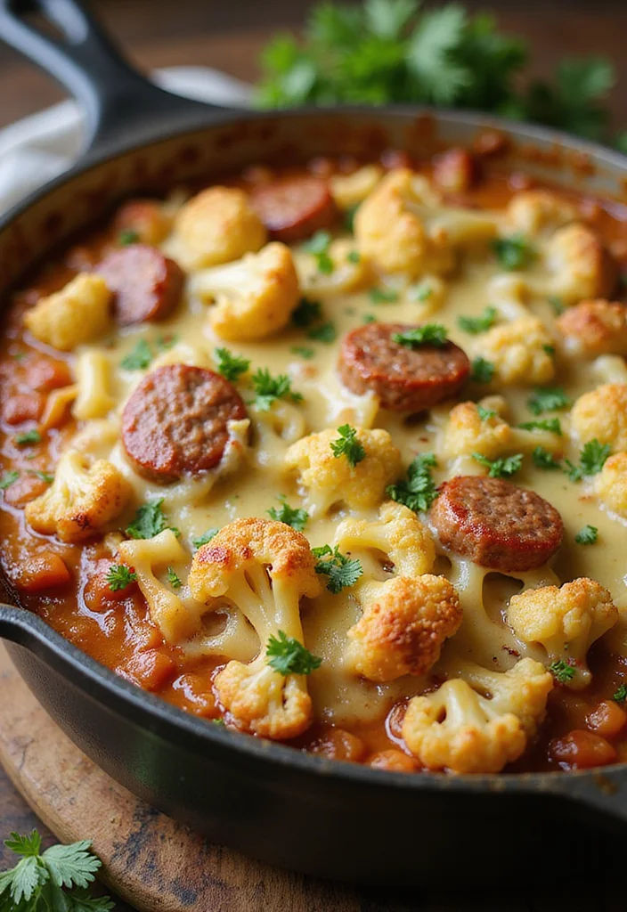 10 Italian Sausage Keto Recipes for Easy Weeknight Meals - 3. Italian Sausage and Cauliflower Bake