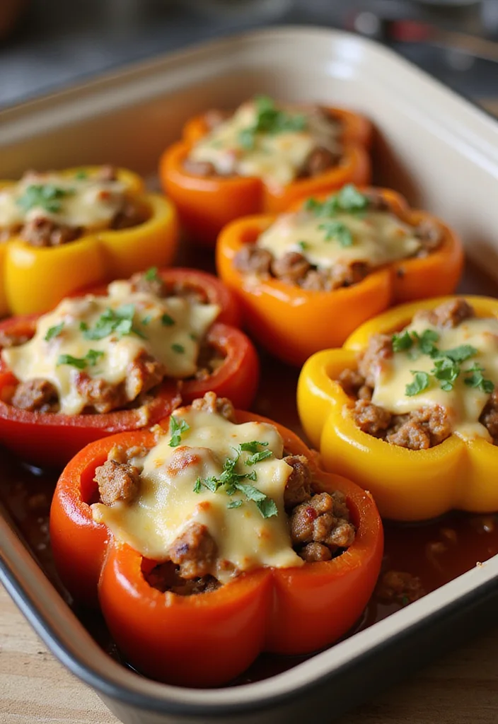 10 Italian Sausage Keto Recipes for Easy Weeknight Meals - 4. Italian Sausage Stuffed Bell Peppers