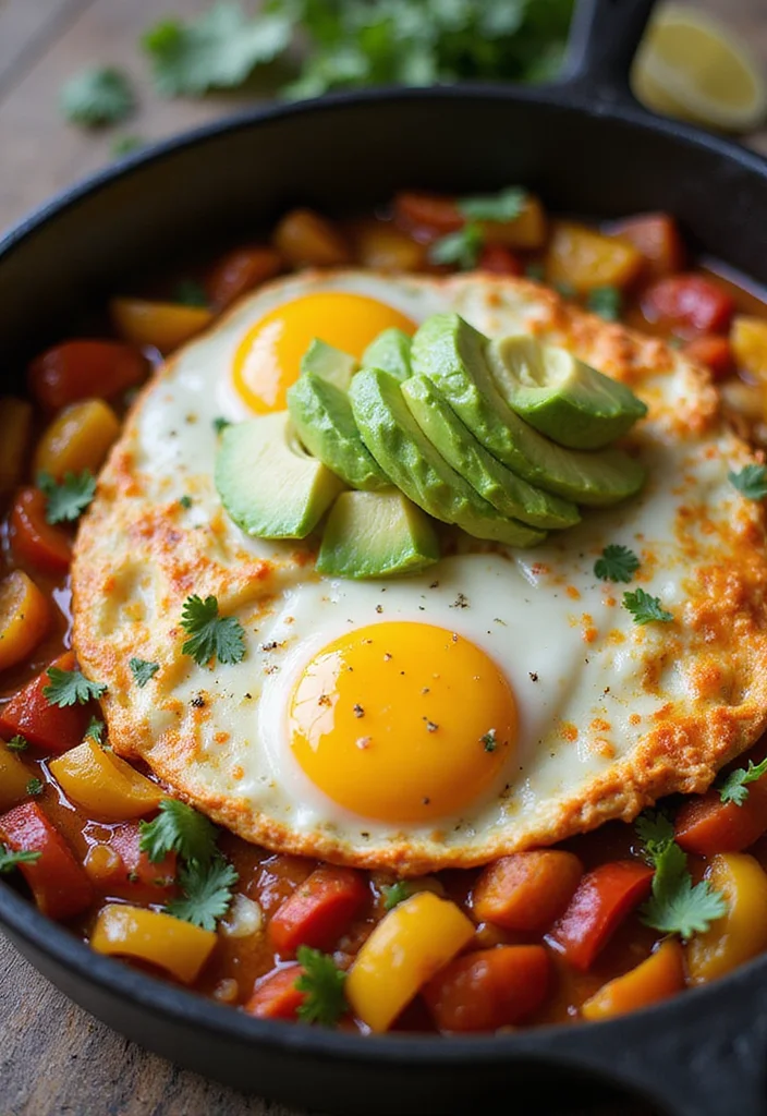 10 Keto Egg Recipes for Easy Breakfast and Beyond - 4. Mexican Breakfast Egg Skillet