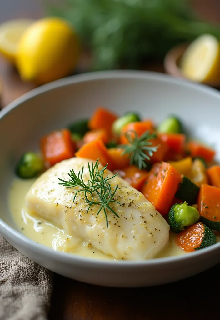 10 Keto Fish Recipes for Light Low Carb Eating - 6. Creamy Lemon Dill Cod