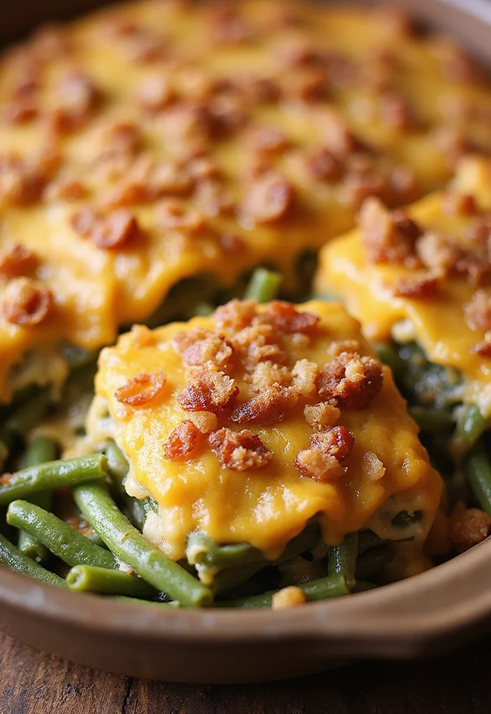 10 Keto Green Bean Recipes for Simple Everyday Sides - 1. Cheesy Keto Green Bean Casserole