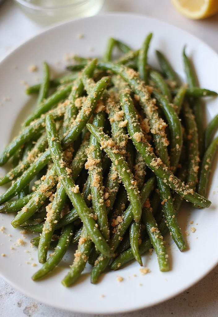 10 Keto Green Bean Recipes for Simple Everyday Sides - 4. Parmesan Crusted Green Beans