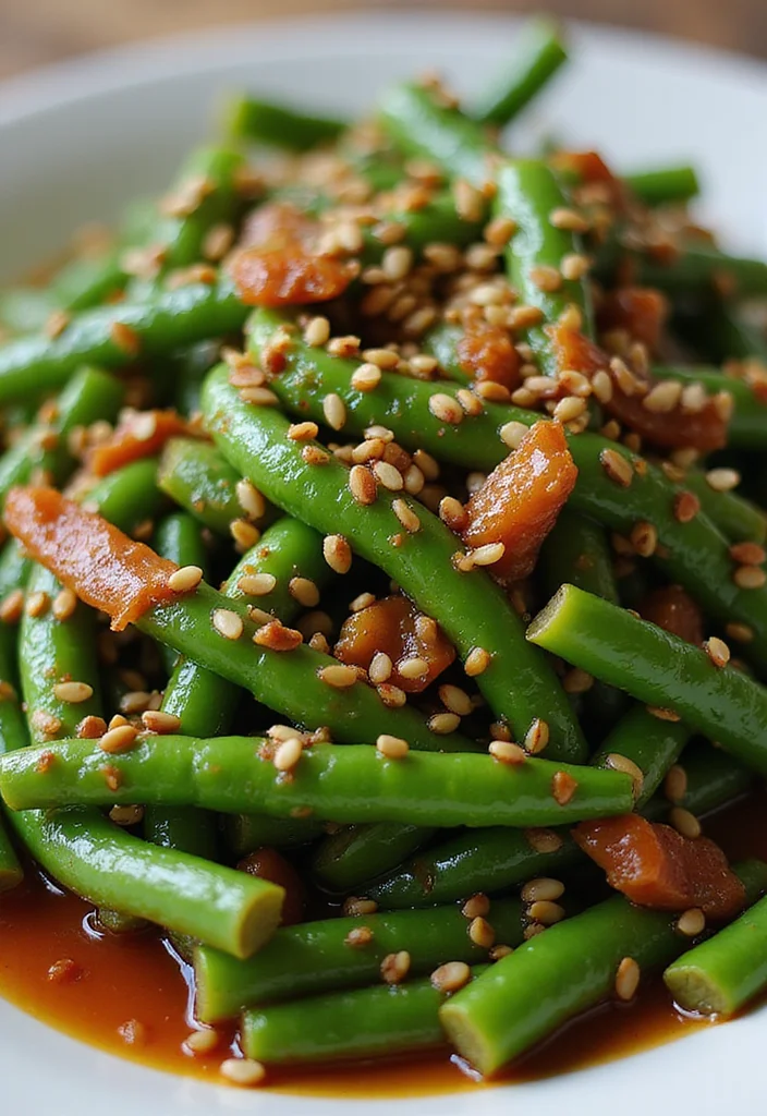 10 Keto Green Bean Recipes for Simple Everyday Sides - 5. Spicy Green Bean Stir-Fry