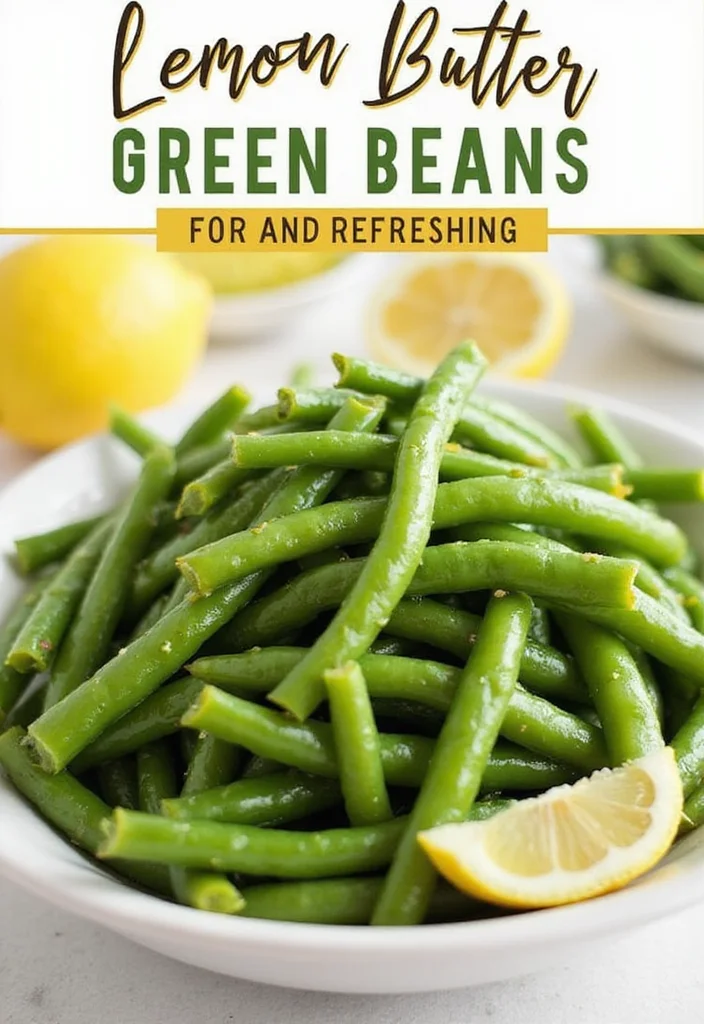 10 Keto Green Bean Recipes for Simple Everyday Sides - 6. Lemon Butter Green Beans