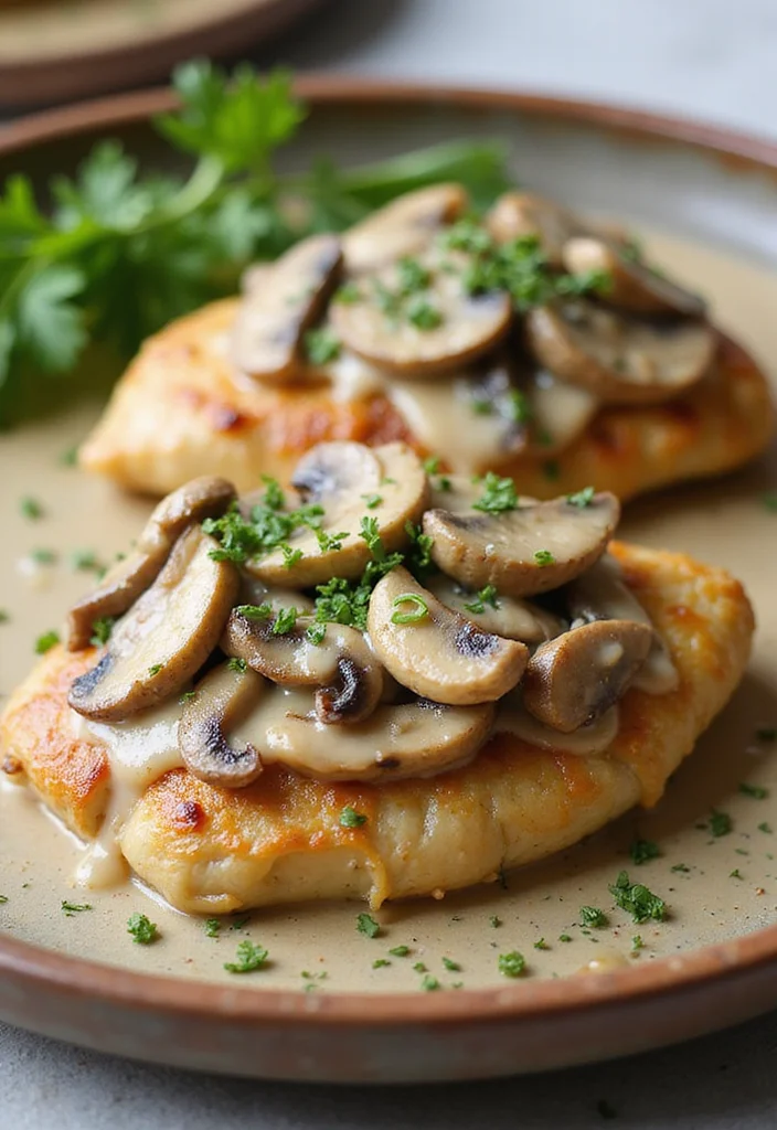 10 Keto Mushroom Recipes for Savory Low Carb Meals - 1. Creamy Garlic Mushroom Chicken