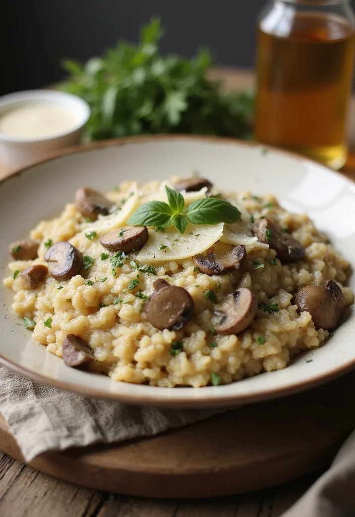 10 Keto Mushroom Recipes for Savory Low Carb Meals - 8. Mushroom Cauliflower Risotto