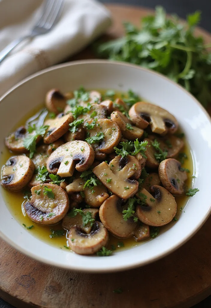 10 Keto Mushroom Recipes for Savory Low Carb Meals - 9. Marinated Mushroom Salad