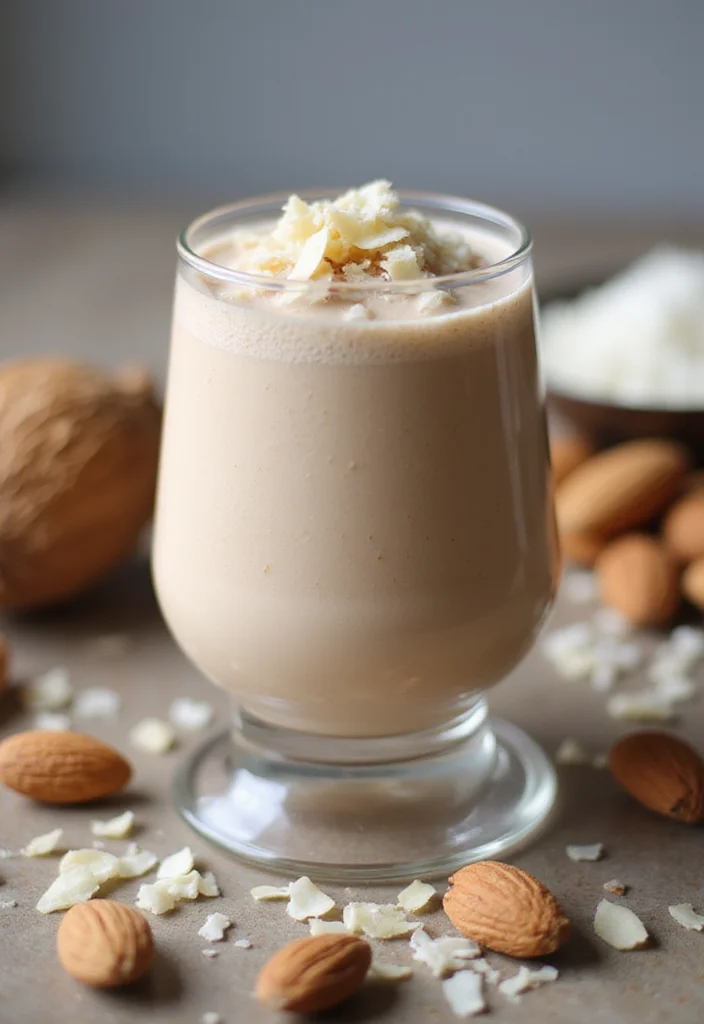 10 Keto Protein Shake Recipes for Energy and Balance - 10. Almond Joy Protein Shake