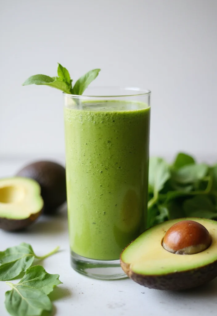 10 Keto Protein Shake Recipes for Energy and Balance - 4. Spinach and Avocado Green Shake