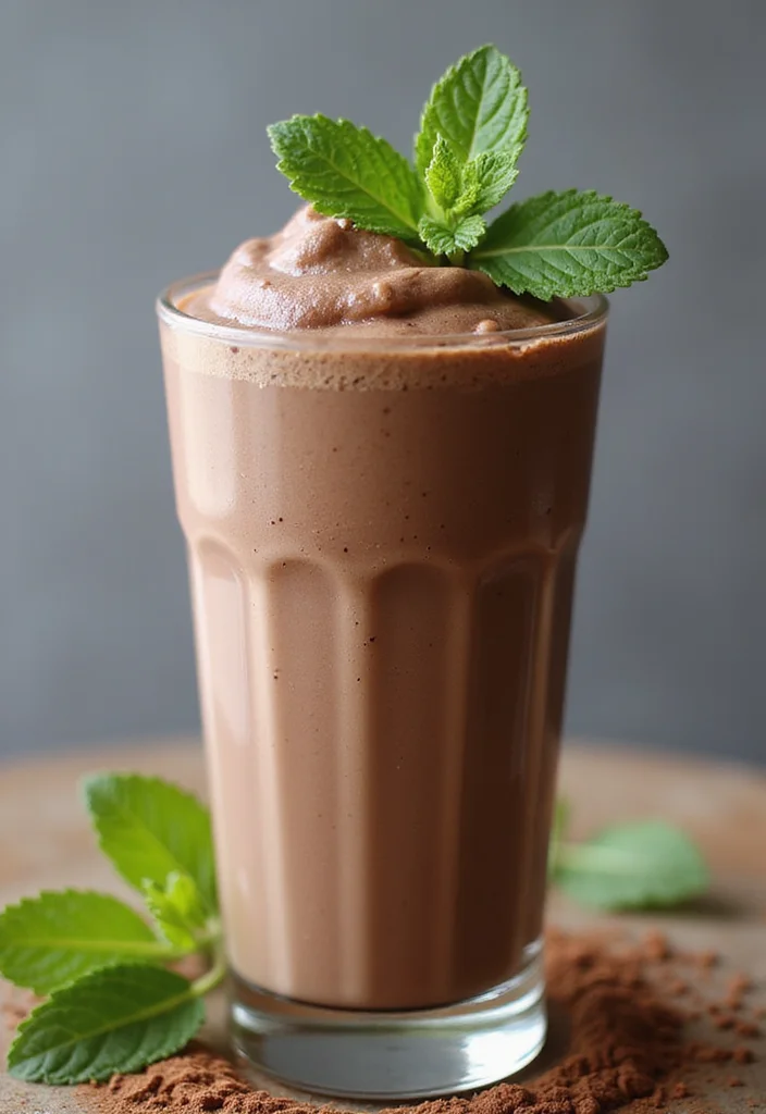 10 Keto Protein Shake Recipes for Energy and Balance - 7. Chocolate Mint Protein Shake