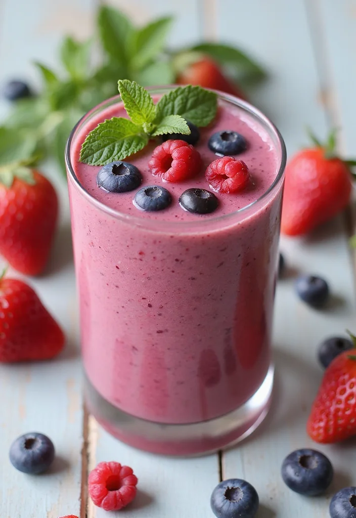 10 Keto Smoothie Recipes for Light Energizing Drinks - 2. Berry Blast Keto Smoothie
