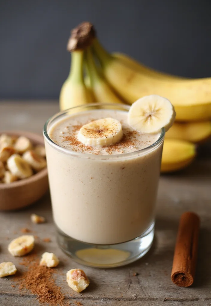 10 Keto Smoothie Recipes for Light Energizing Drinks - 8. Creamy Nutty Banana Smoothie