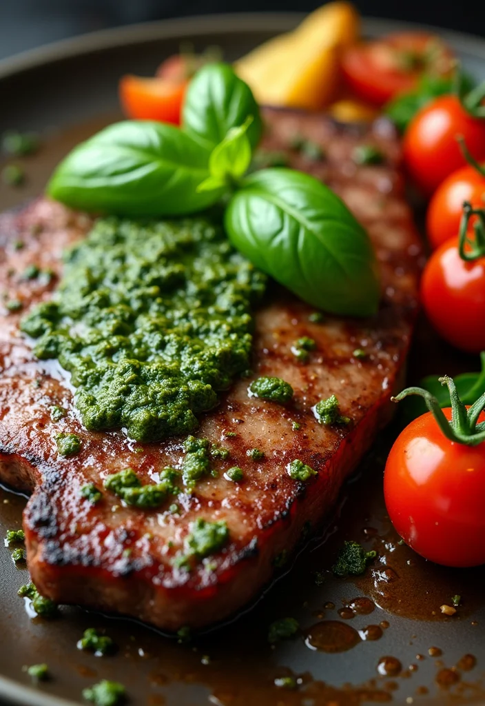 10 Keto Steak Recipes for Flavorful Low Carb Dinners - 10. Pesto Marinated Skirt Steak