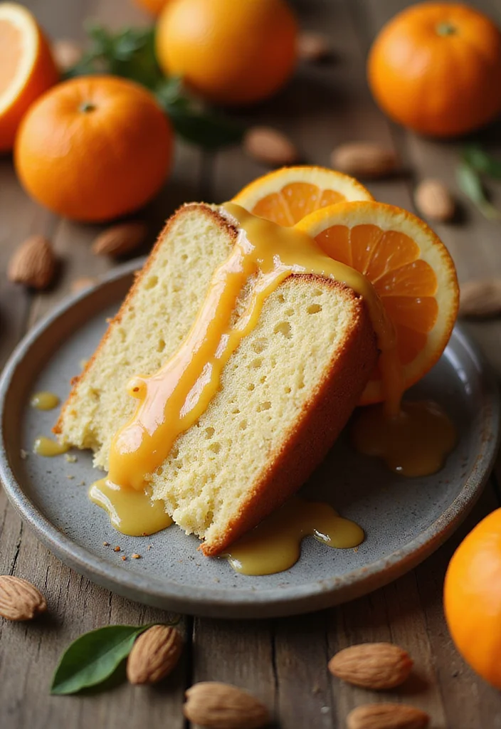 10 Orange Dessert Recipes Bright and Zesty - 5. Orange Almond Cake