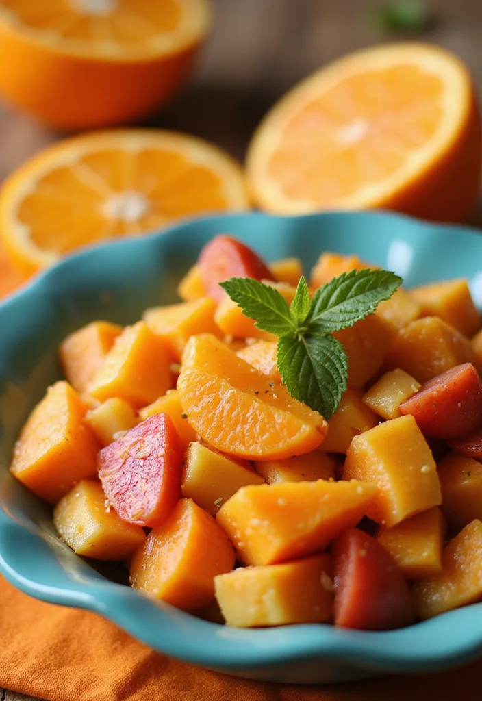 10 Orange Dessert Recipes Bright and Zesty - 9. Orange Fruit Salad