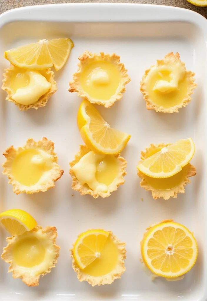 10 Phyllo Dough Dessert Recipes with Light Crispy Layers - 4. Lemon Custard Phyllo Cups
