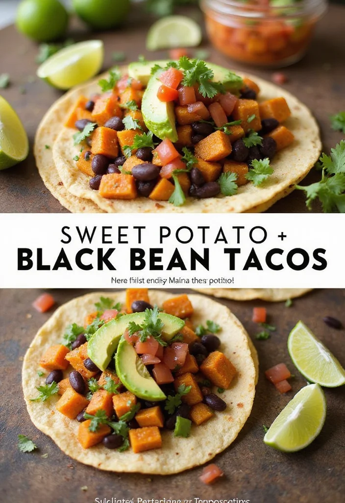 10 Single Serve Dinner Recipes for Quick Meals - 10. Sweet Potato & Black Bean Tacos