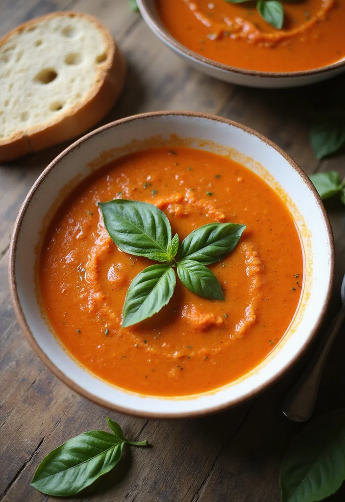 10 Single Serve Dinner Recipes for Quick Meals - 6. Creamy Tomato Basil Soup
