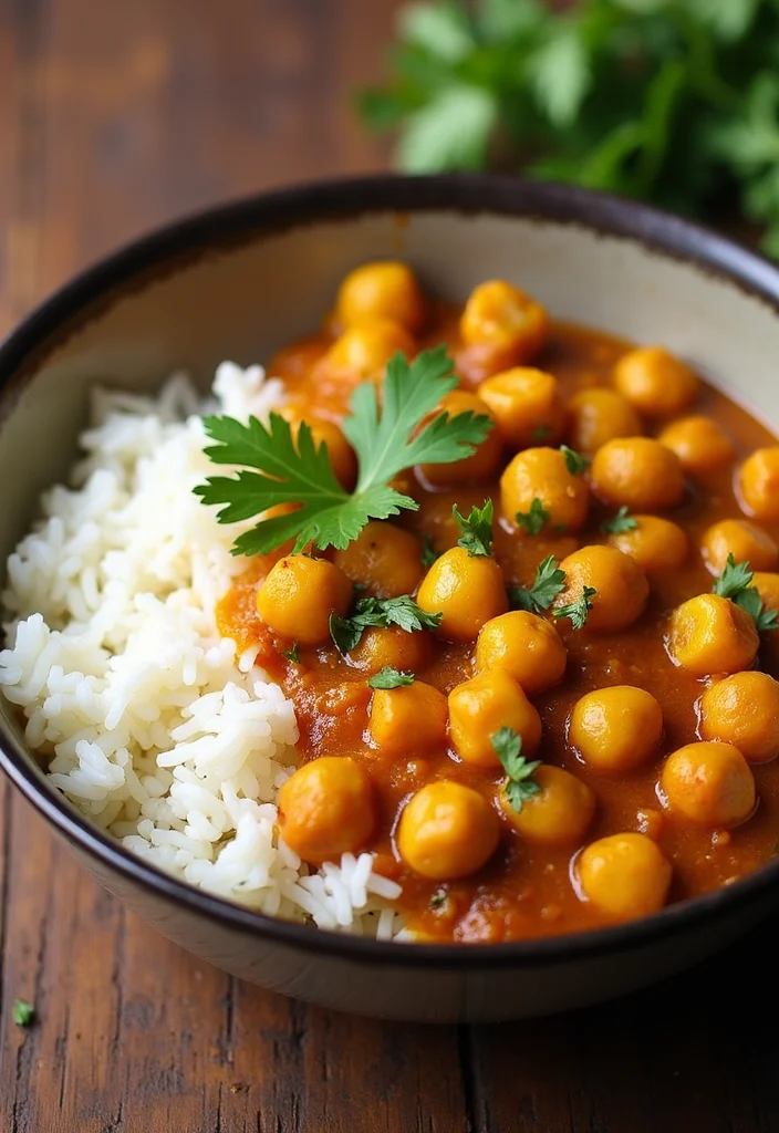 10 Single Serve Dinner Recipes for Quick Meals - 7. Simple Chickpea Curry