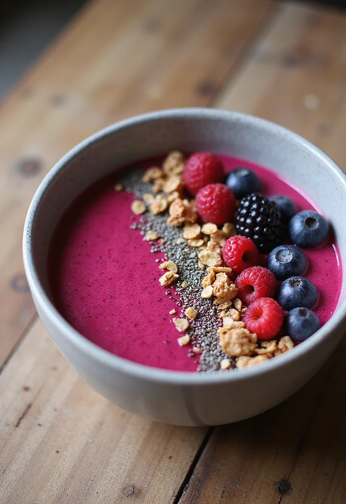 10 Vegan Beet Recipes for Bright Nourishing Dishes - 5. Beetroot Smoothie Bowl