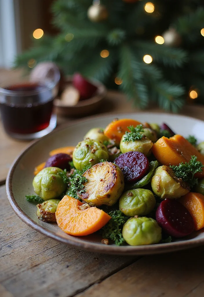 10 Vegan Christmas Recipes for a Festive Table - 3. Roasted Winter Veggie Salad
