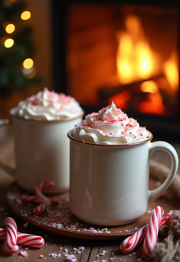 10 Vegan Christmas Recipes for a Festive Table - 7. Peppermint Hot Chocolate