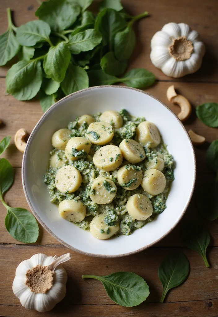 10 Vegan Gnocchi Recipes for Simple Cozy Meals - 2. Creamy Vegan Spinach Gnocchi