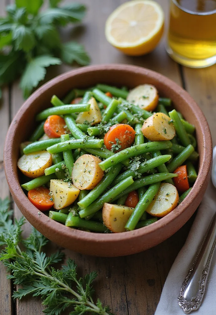 10 Vegan Green Bean Recipes for Simple Fresh Sides - 6. Green Bean and Potato Salad