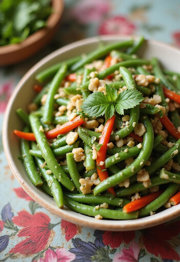 10 Vegan Green Bean Recipes for Simple Fresh Sides - 8. Thai Green Bean Salad