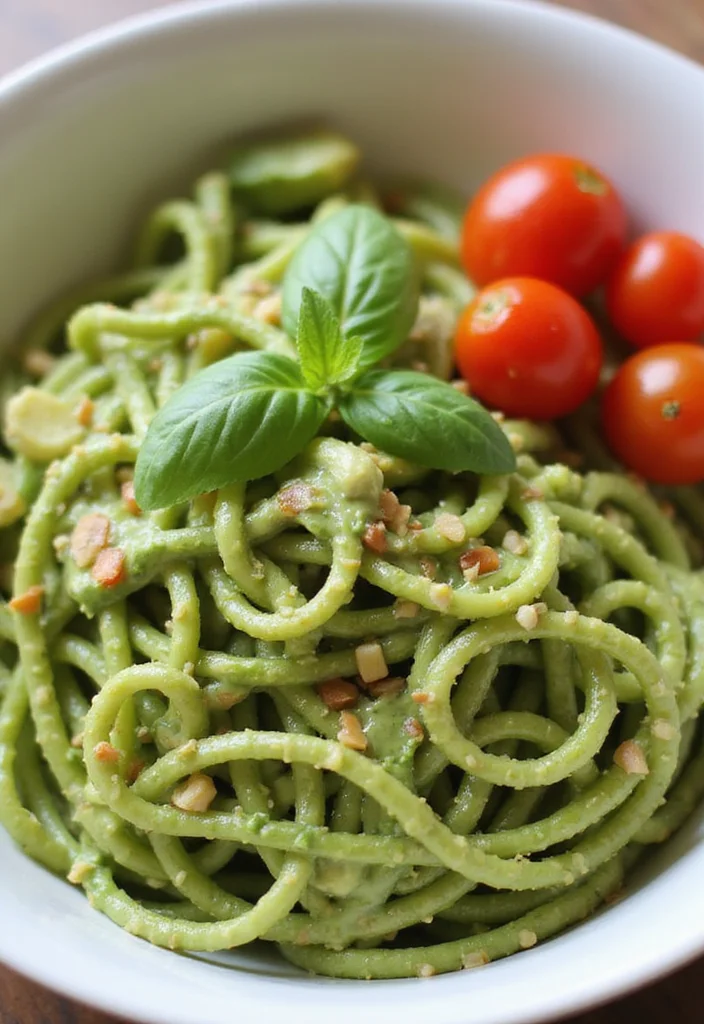 10 Vegan Keto Recipes for Low Carb Plant Based Meals - 1. Creamy Avocado Zoodles