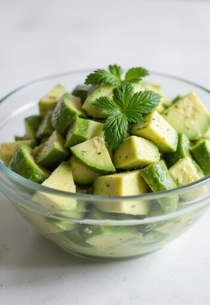 10 Vegan Keto Recipes for Low Carb Plant Based Meals - 4. Zesty Cucumber Salad